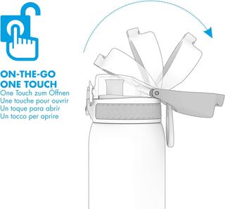 Ion8 Botella Agua Inox 400ml Roja - NUEVO