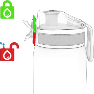 Ion8 Botella Agua Inox 400ml Roja - NUEVO