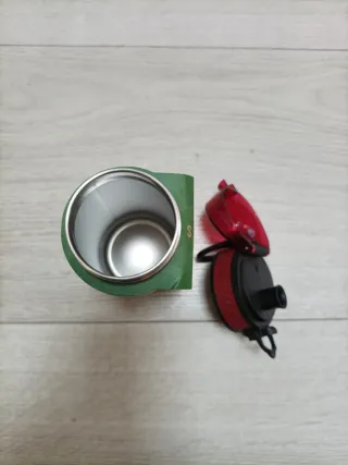 Ion8 Botella Agua Inox 400ml Roja - NUEVO