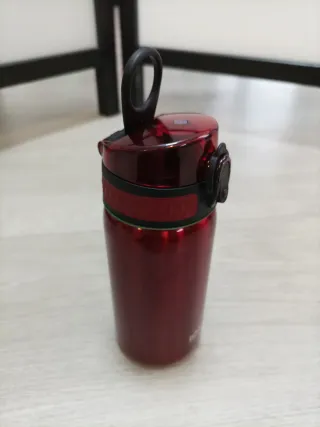 Ion8 Botella Agua Inox 400ml Roja - NUEVO