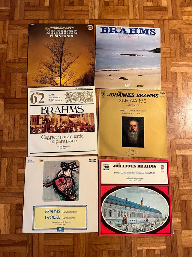 Vinilos Música Clásica Brahms y Dvorak