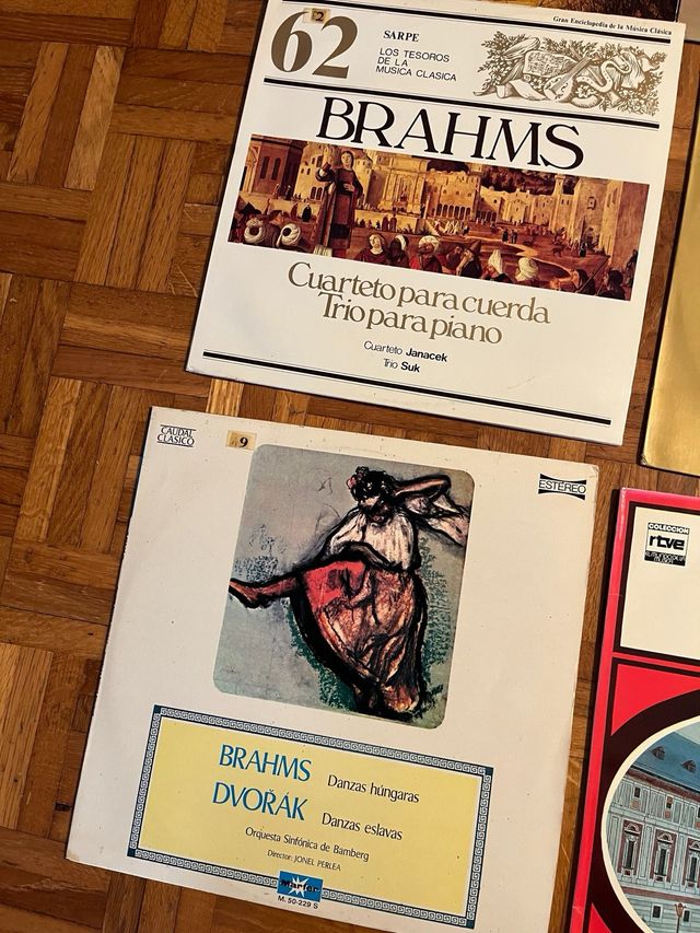 Vinilos Música Clásica Brahms y Dvorak