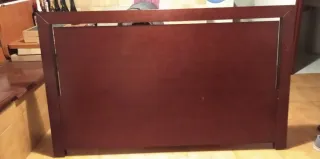 Cabezal Cómoda y mesitas de noche de madera