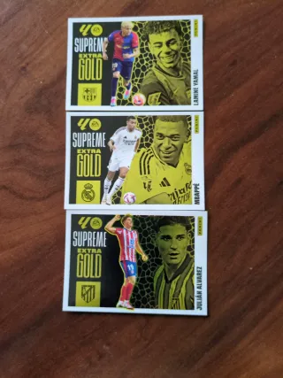 Cromos Fútbol Panini Supreme Extra Gold