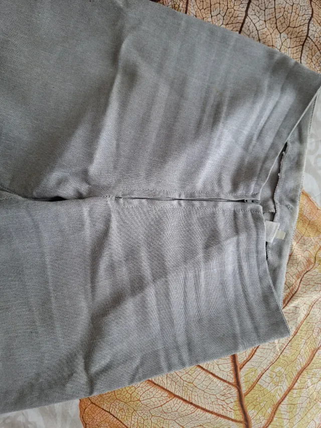 Pantalón gris tela fina vestir