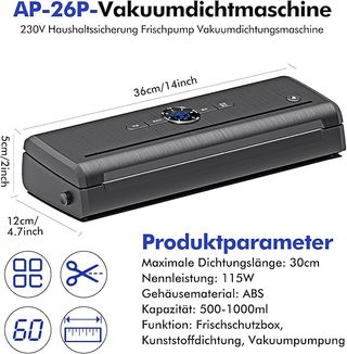 Envasadora al vacío Sol