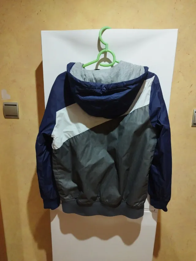 Chaqueta niño Zara azul y gris