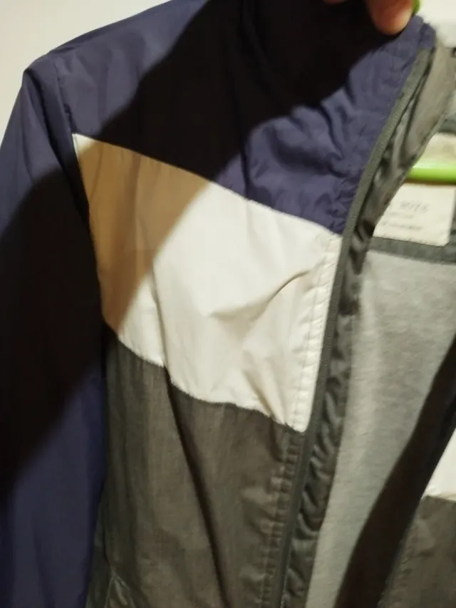 Chaqueta niño Zara azul y gris