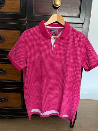 Polo Tommy Hilfiger Rosa Talla L