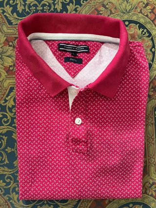 Polo Tommy Hilfiger Rosa Talla L