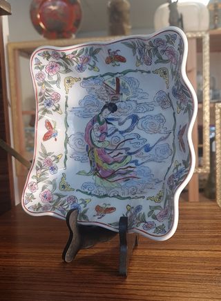 Plato Fuente Chino Cuadrado