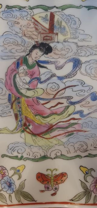 Plato Fuente Chino Cuadrado