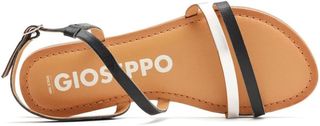 Sandalias GIOSEPPO Piel Tiras Negras/Blancas T.39
