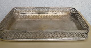 Bandeja Antiga Metal 37cm/24cm