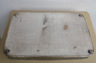 Bandeja Antiga Metal 37cm/24cm