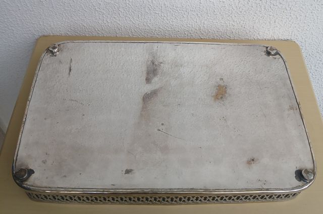 Bandeja Antiga Metal 37cm/24cm