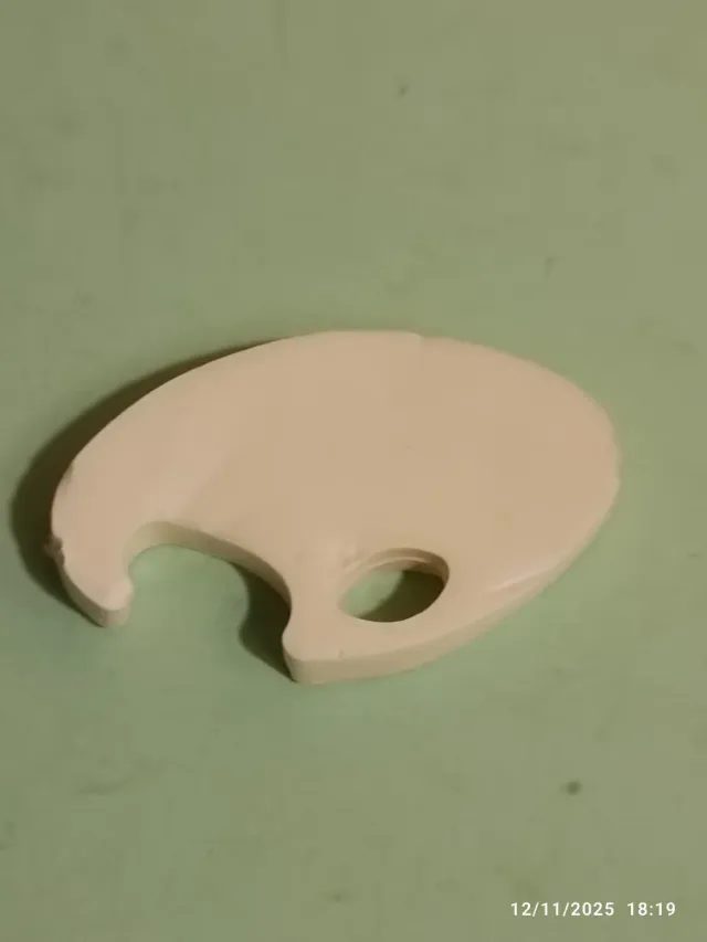 Gommina vintage a forma di mandolino