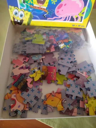 Puzzle Bob Esponja 2 Puzzles Educa 48 Piezas