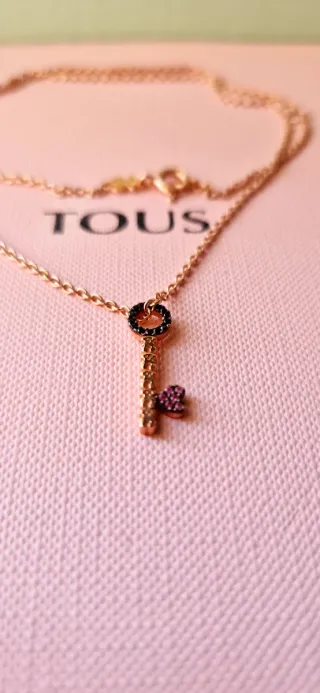 Gargantilla Tous Vermeil Rosa