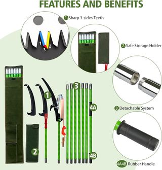 Sierra podar extensible 8m