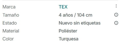 Pantalón esquí niño 4-5 años