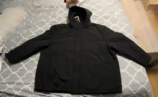 Abrigo C&A Negro Talla 6XL