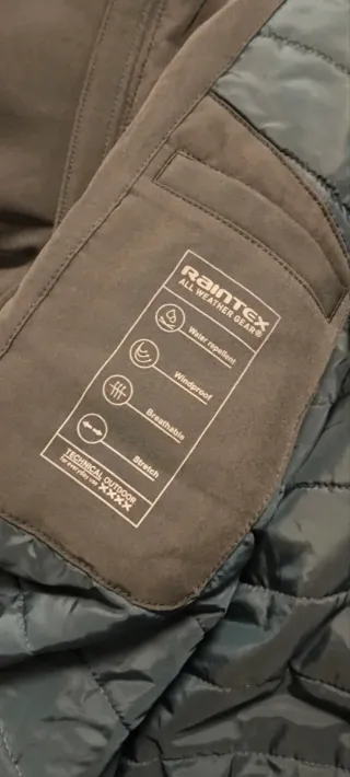 Abrigo C&A Negro Talla 6XL