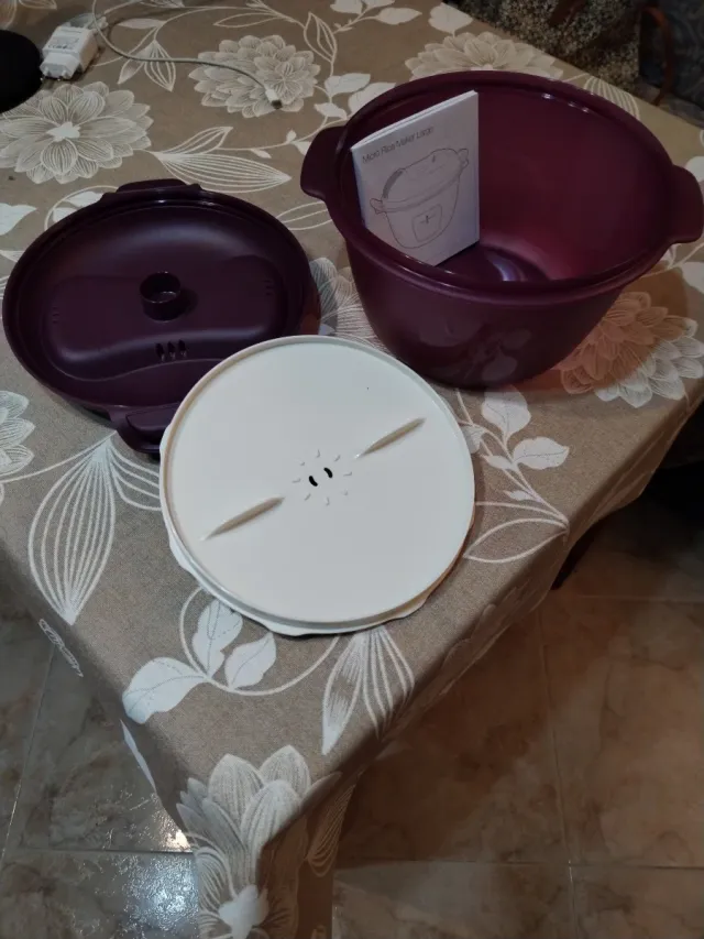 Arrocera Tupperware Micro Rice Maker