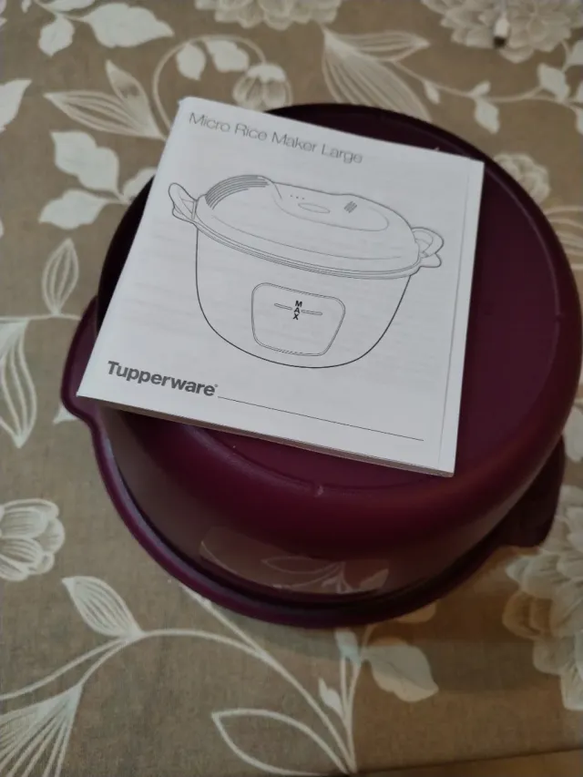 Arrocera Tupperware Micro Rice Maker