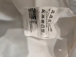 Armario de tela Ikea beige/blanco