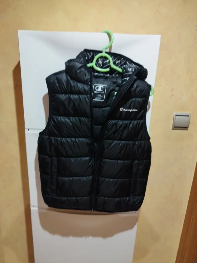 Chaleco Champion niño negro