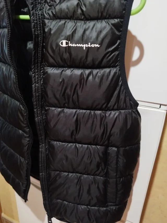 Chaleco Champion niño negro