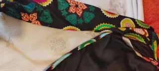 Vestido estampado estilo asiático Talla L