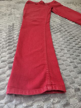 Pantalón Vaquero Tommy Hilfiger Rojo Talla M