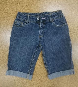 Pantalones cortos vaqueros niña
