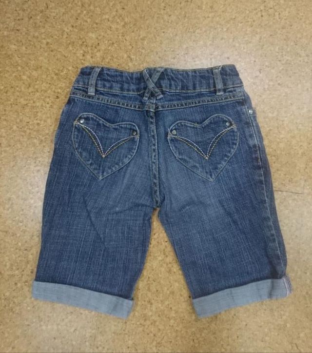 Pantalones cortos vaqueros niña