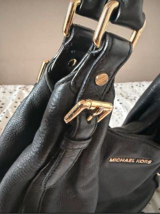 Bolso Michael Kors Piel Negro Auténtico
