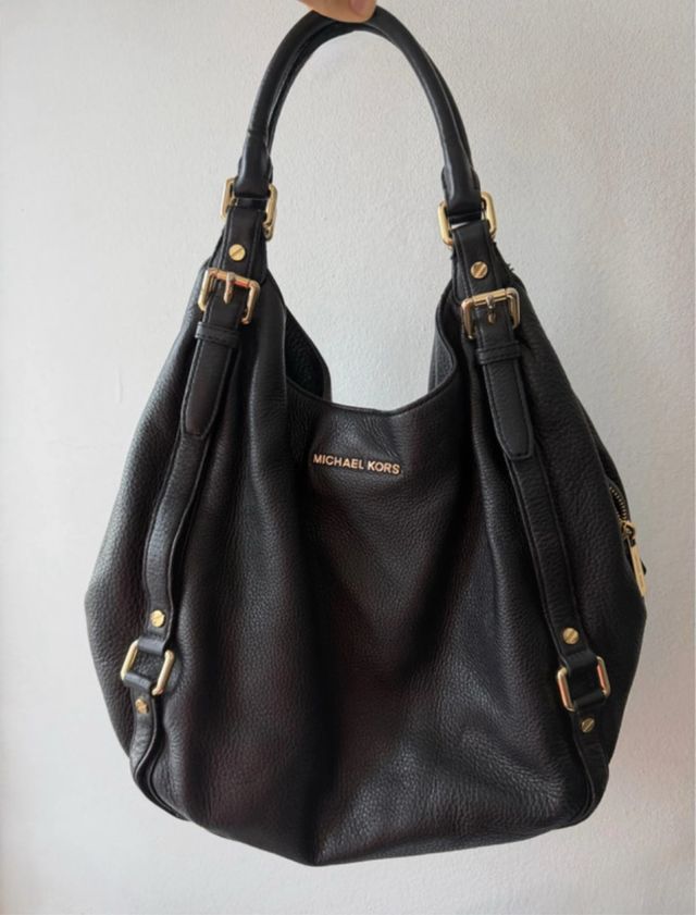 Bolso Michael Kors Piel Negro Auténtico