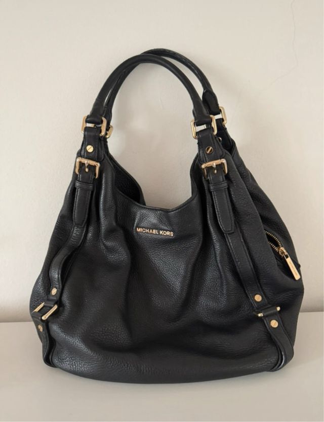 Bolso Michael Kors Piel Negro Auténtico