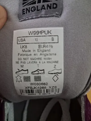 New Balance 991 Made in England Morado/Gris