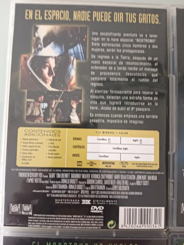 Saga Alien DVD Ediciones Especiales
