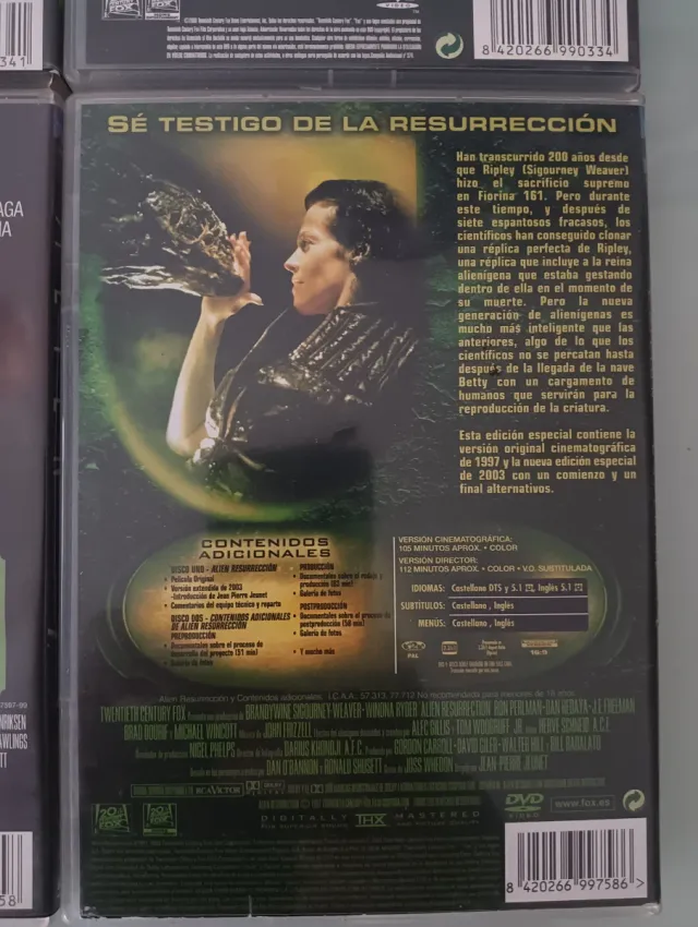 Saga Alien DVD Ediciones Especiales