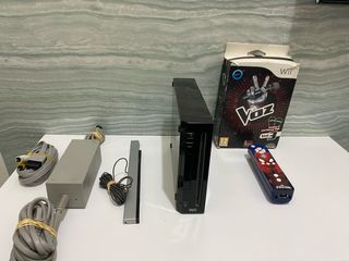 Nintendo Wii Negra + Accesorios
