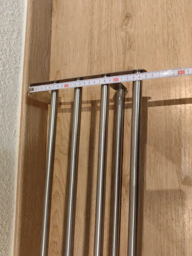 Porta asciugamani da parete in metallo