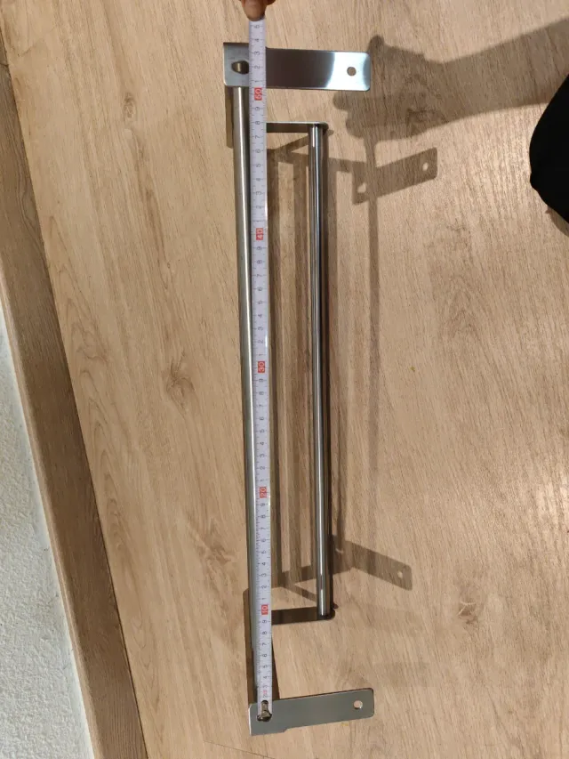 Porta asciugamani da parete in metallo