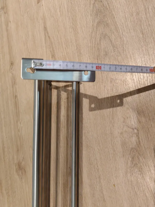 Porta asciugamani da parete in metallo