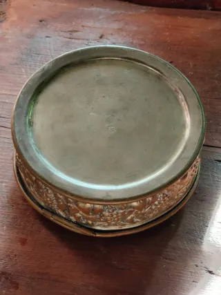 Portagioie antico ottone dorato