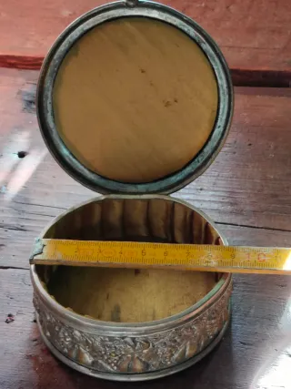 Portagioie antico ottone dorato