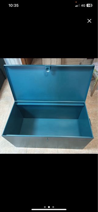 Baúl metálico para herramientas. 100x50x50cm