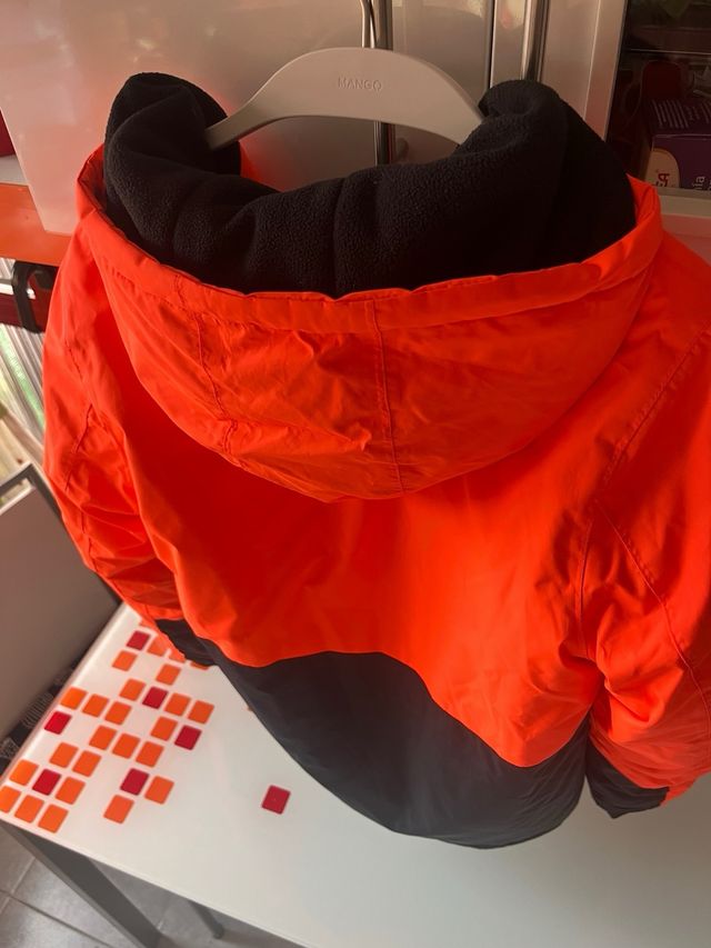 Cazadora de nieve T.14 años Naranja/Negra
